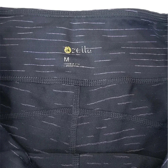 Zella Gray Heathered Capri Leggings M - Picture 4 of 4